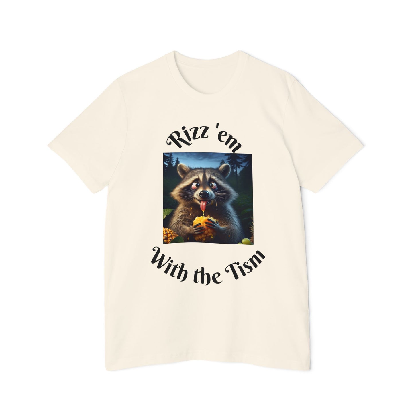 Funny Raccoon Tee - USA-Made Unisex Short-Sleeve Jersey T-Shirt