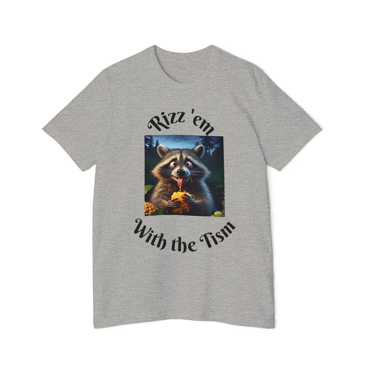 Funny Raccoon Tee - USA-Made Unisex Short-Sleeve Jersey T-Shirt