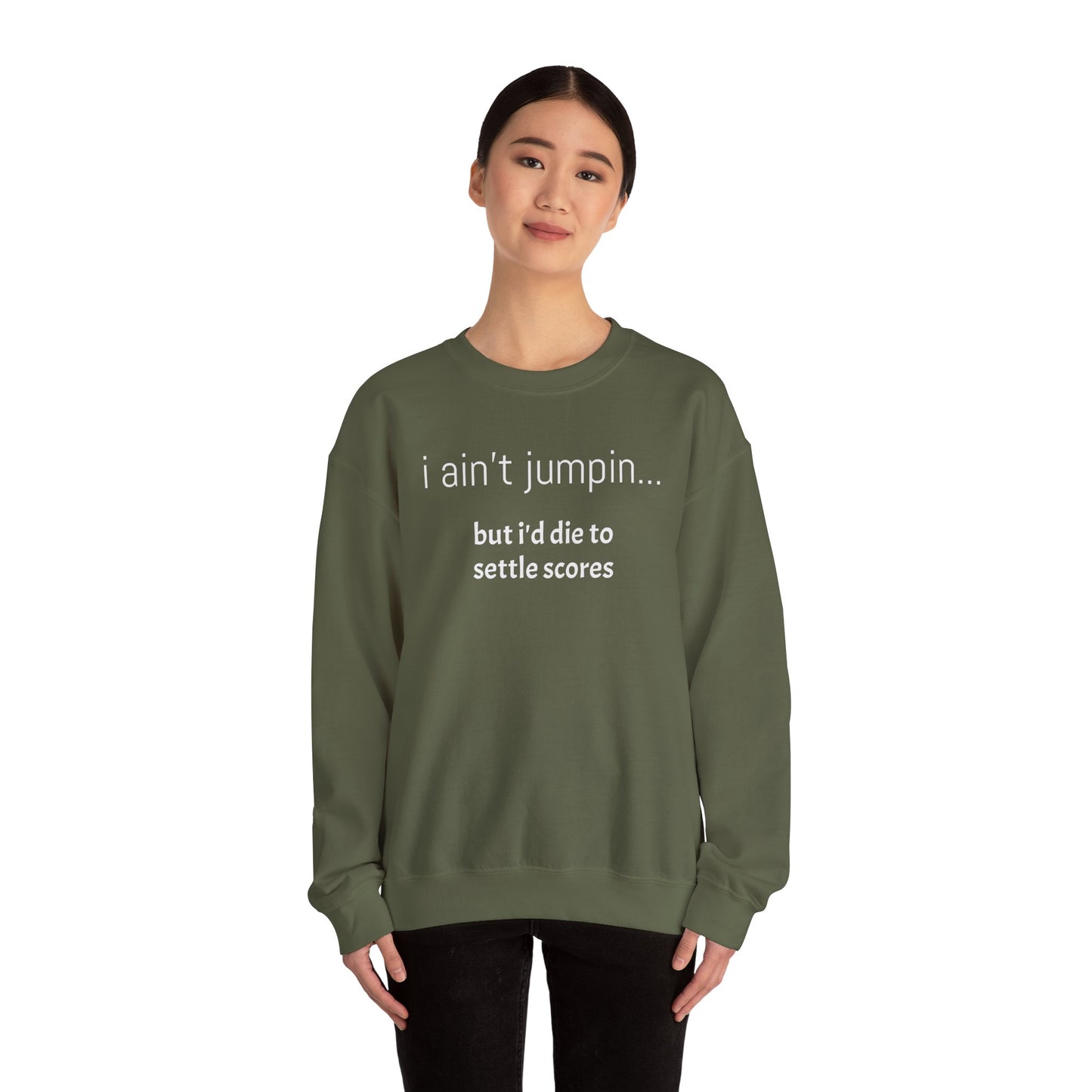 Settle Scores Crew Neck Sweatshirt - Unisex Heavy Blend™