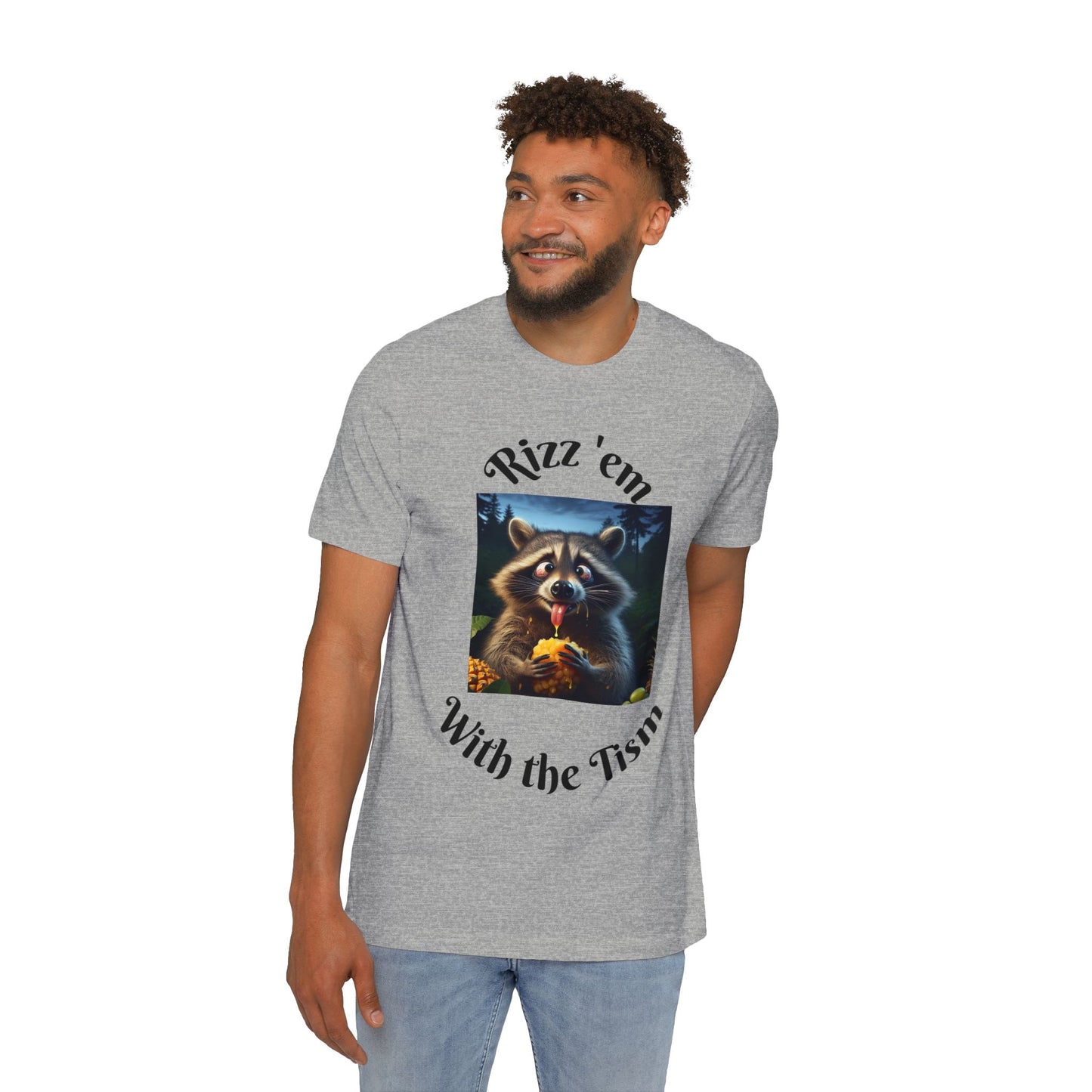 Funny Raccoon Tee - USA-Made Unisex Short-Sleeve Jersey T-Shirt