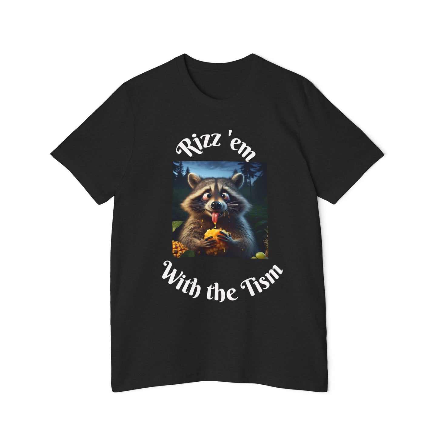 Funny Raccoon Tee - USA-Made Unisex Short-Sleeve Jersey T-Shirt