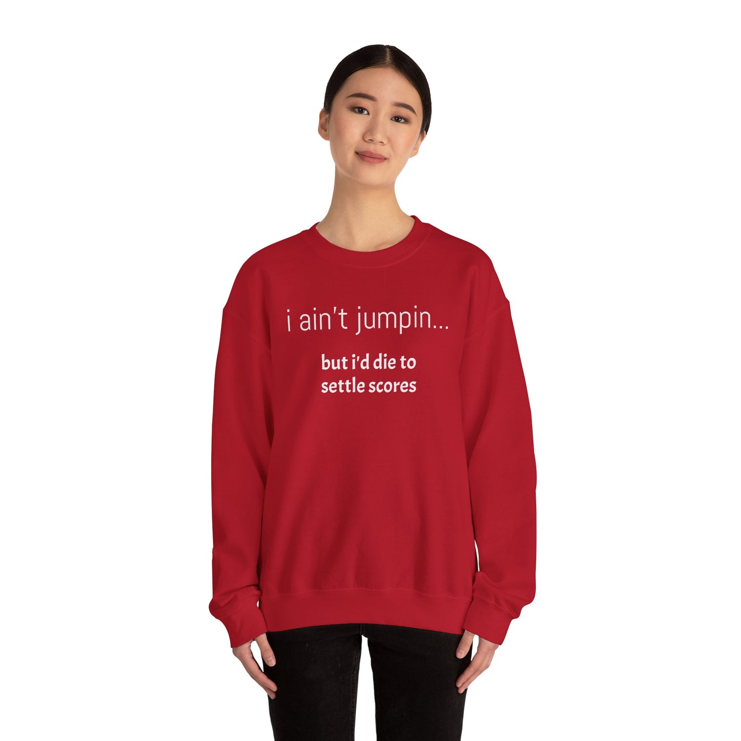 Settle Scores Crew Neck Sweatshirt - Unisex Heavy Blend™