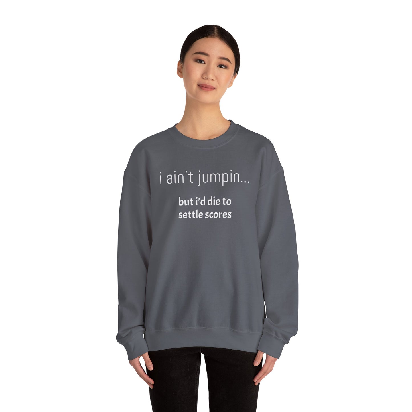 Settle Scores Crew Neck Sweatshirt - Unisex Heavy Blend™