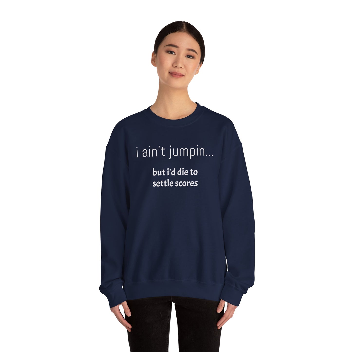 Settle Scores Crew Neck Sweatshirt - Unisex Heavy Blend™