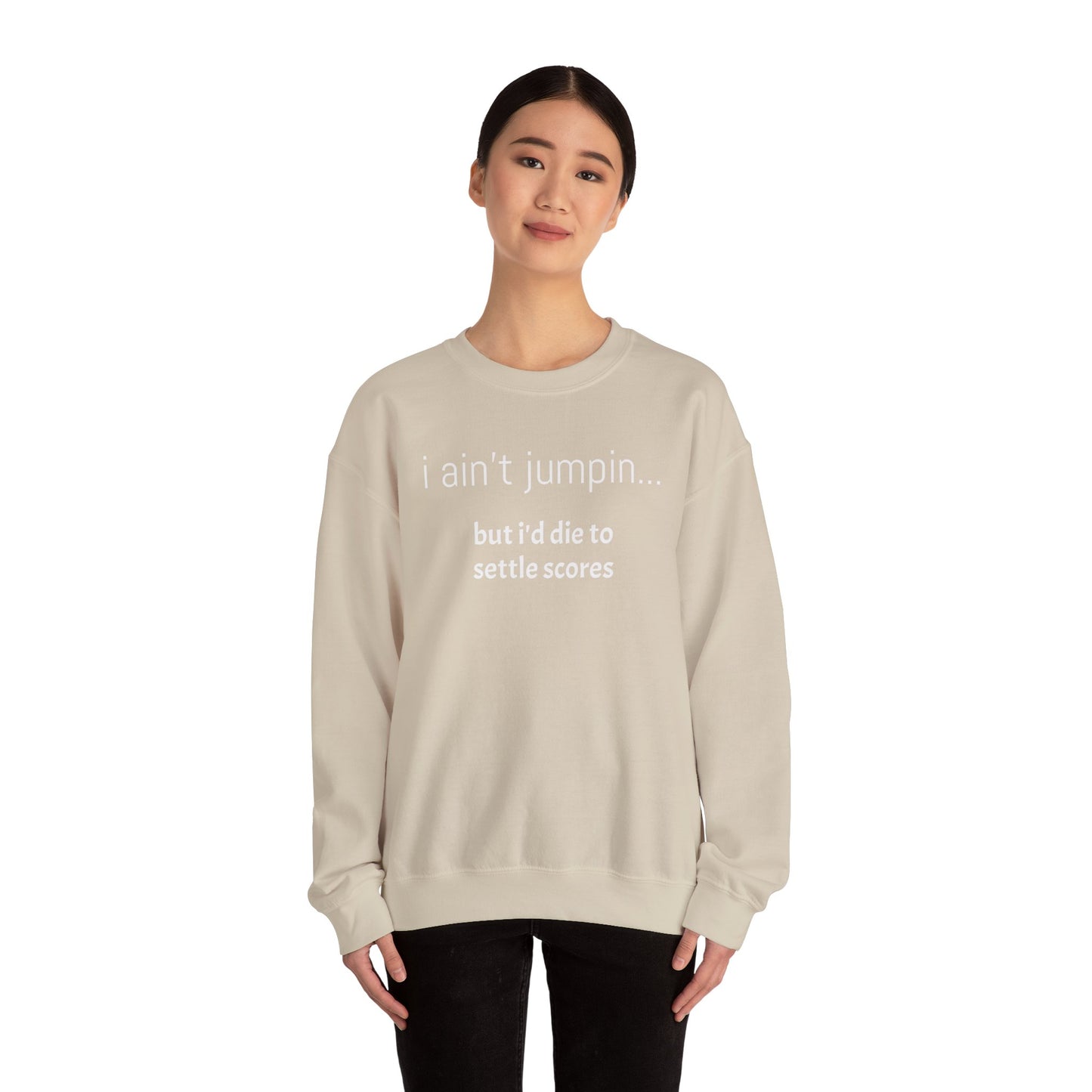 Settle Scores Crew Neck Sweatshirt - Unisex Heavy Blend™