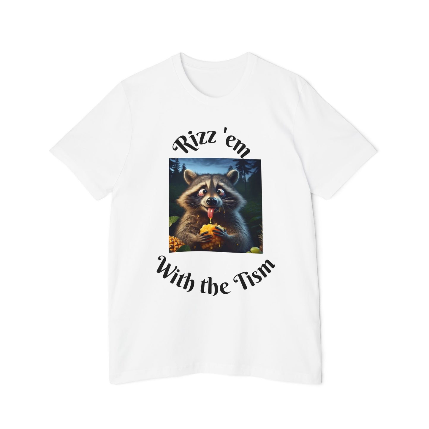 Funny Raccoon Tee - USA-Made Unisex Short-Sleeve Jersey T-Shirt