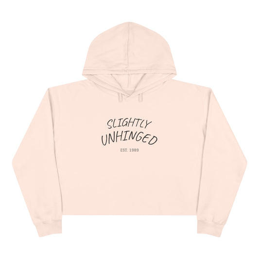 Unhinged Crop Hoodie