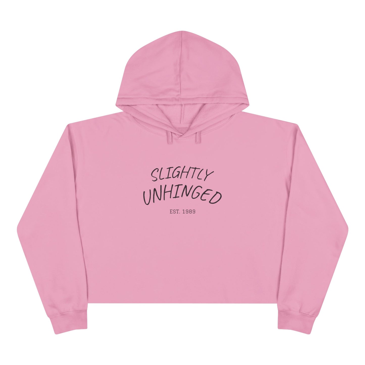 Unhinged Crop Hoodie