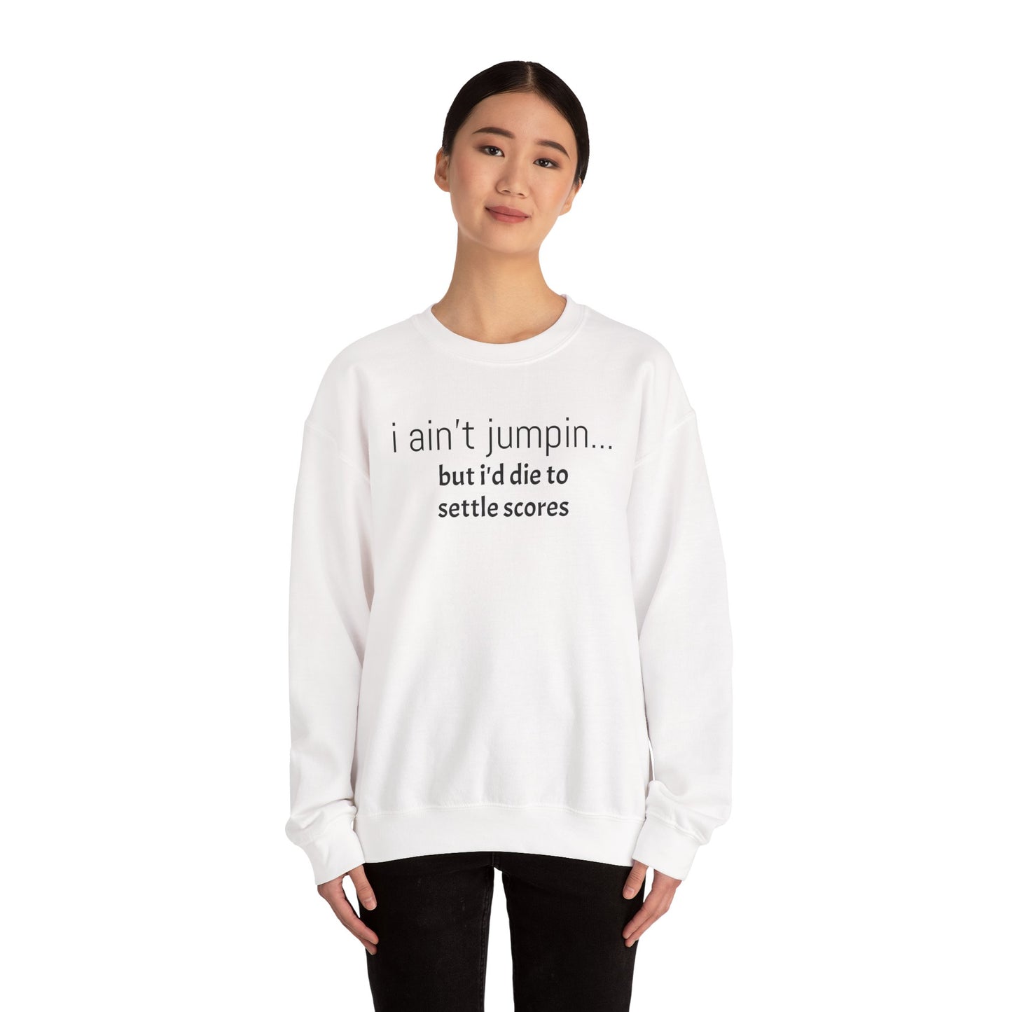 Settle Scores Crew Neck Sweatshirt - Unisex Heavy Blend™