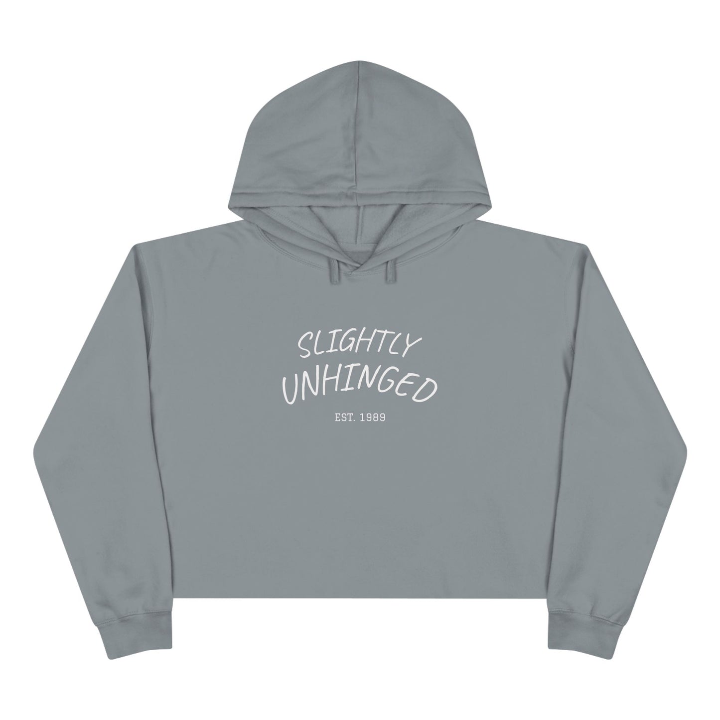Unhinged Crop Hoodie