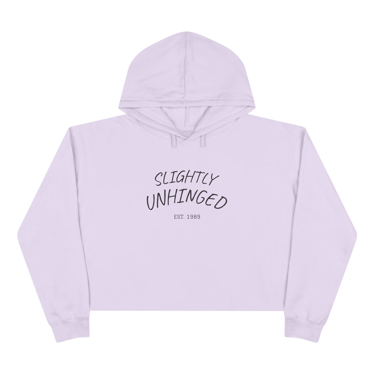 Unhinged Crop Hoodie