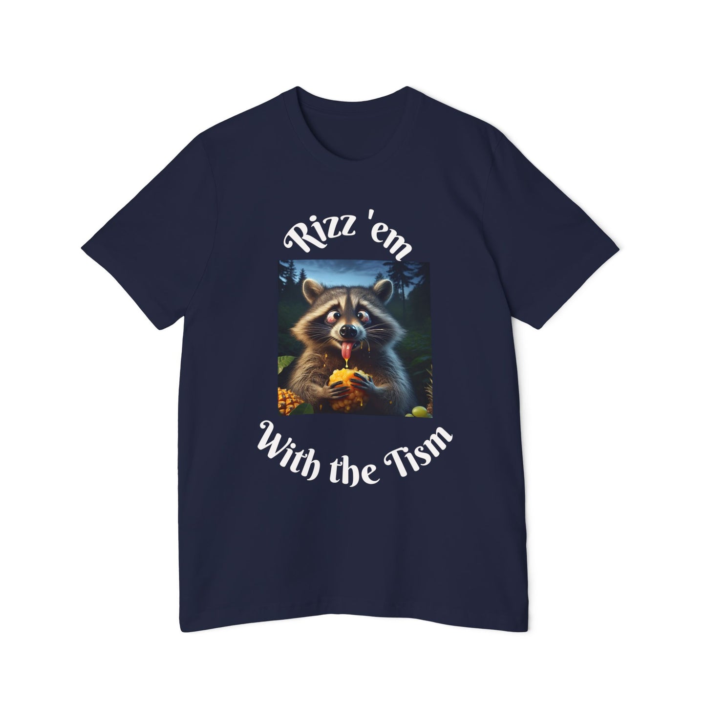 Funny Raccoon Tee - USA-Made Unisex Short-Sleeve Jersey T-Shirt